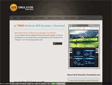 Tablet Screenshot of 3dsemulatordownload.com